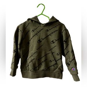 Champion Forest Green Toddler Pull-Over Hoodie